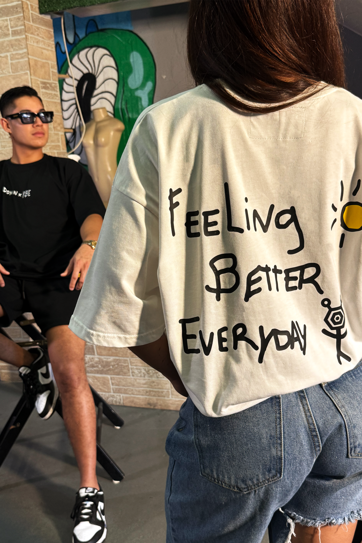 Feeling Better Tshirt White - Inked Artist (Unisex)