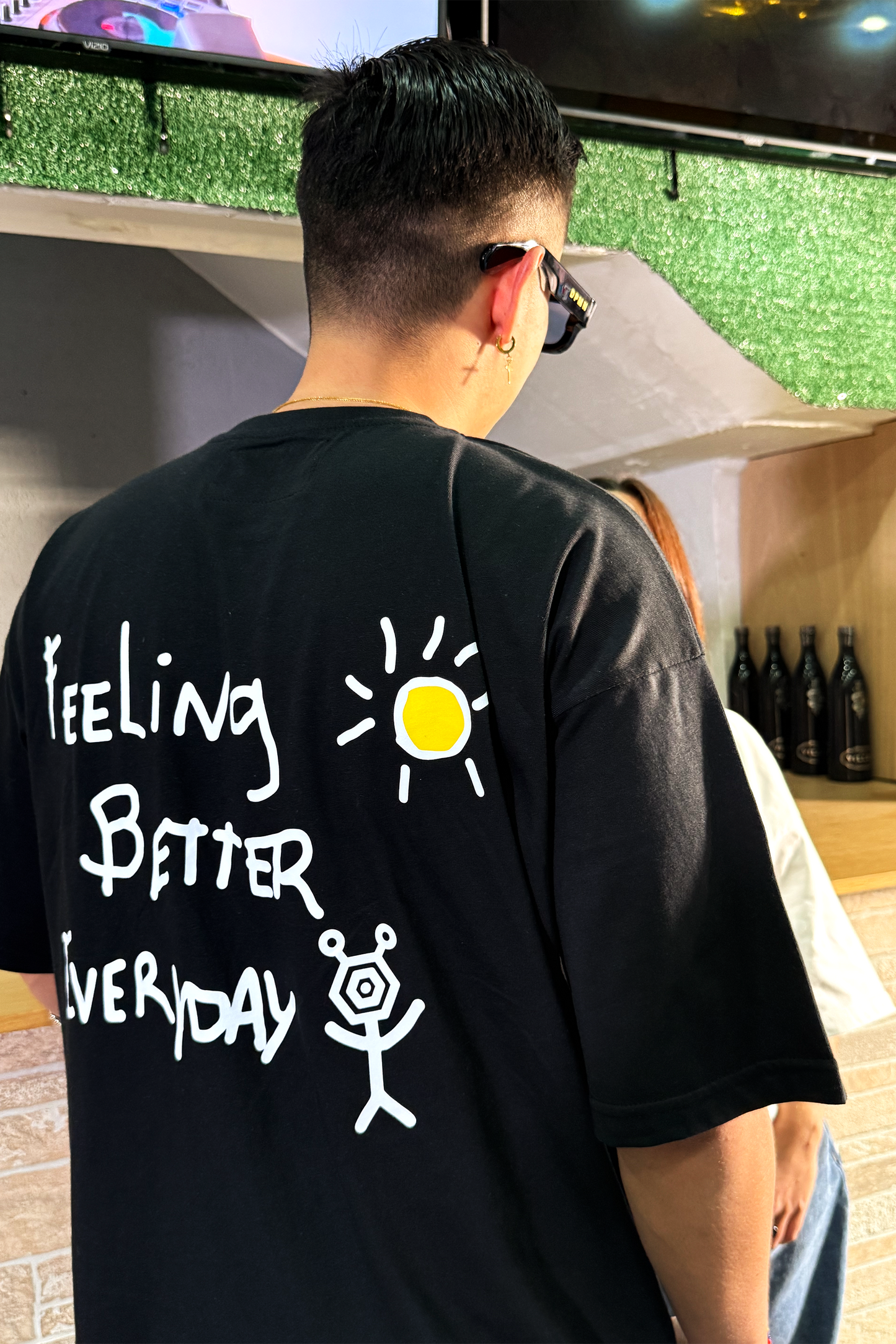 Feeling Better Tshirt Black - Inked Artist (Unisex)
