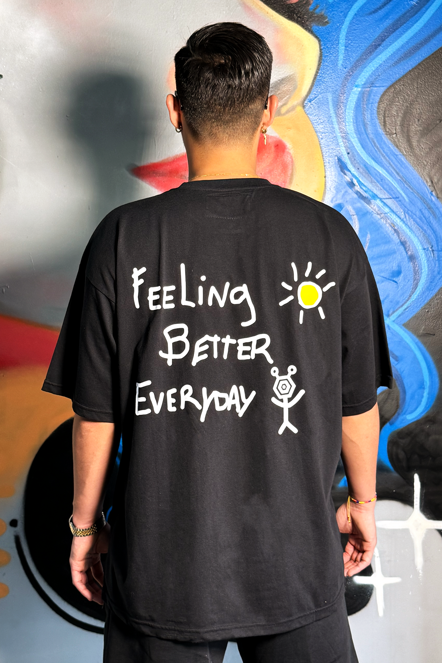 Feeling Better Tshirt Black - Inked Artist (Unisex)
