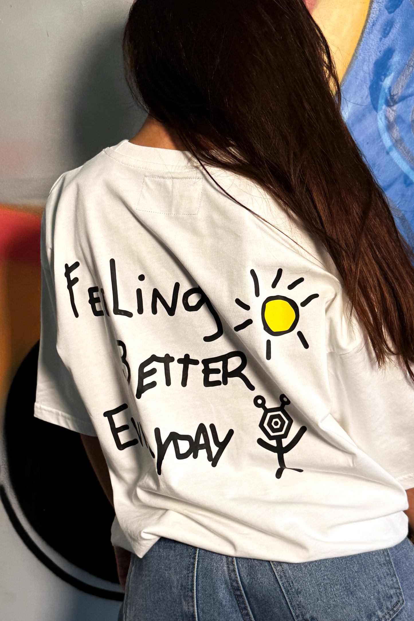 Feeling Better Tshirt White - Inked Artist (Unisex)