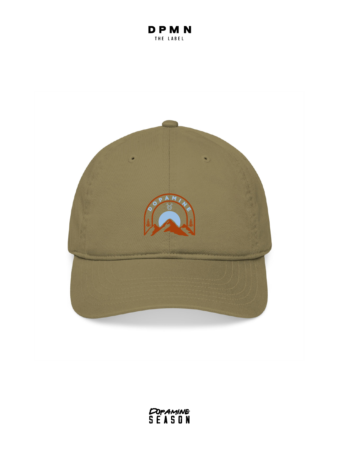 Dad cap Mountain Green - Dpmn fall/winter Season