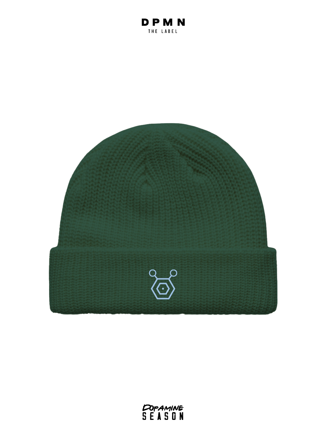 Beanie Cuf Classic Green - Dpmn fall/winter Season