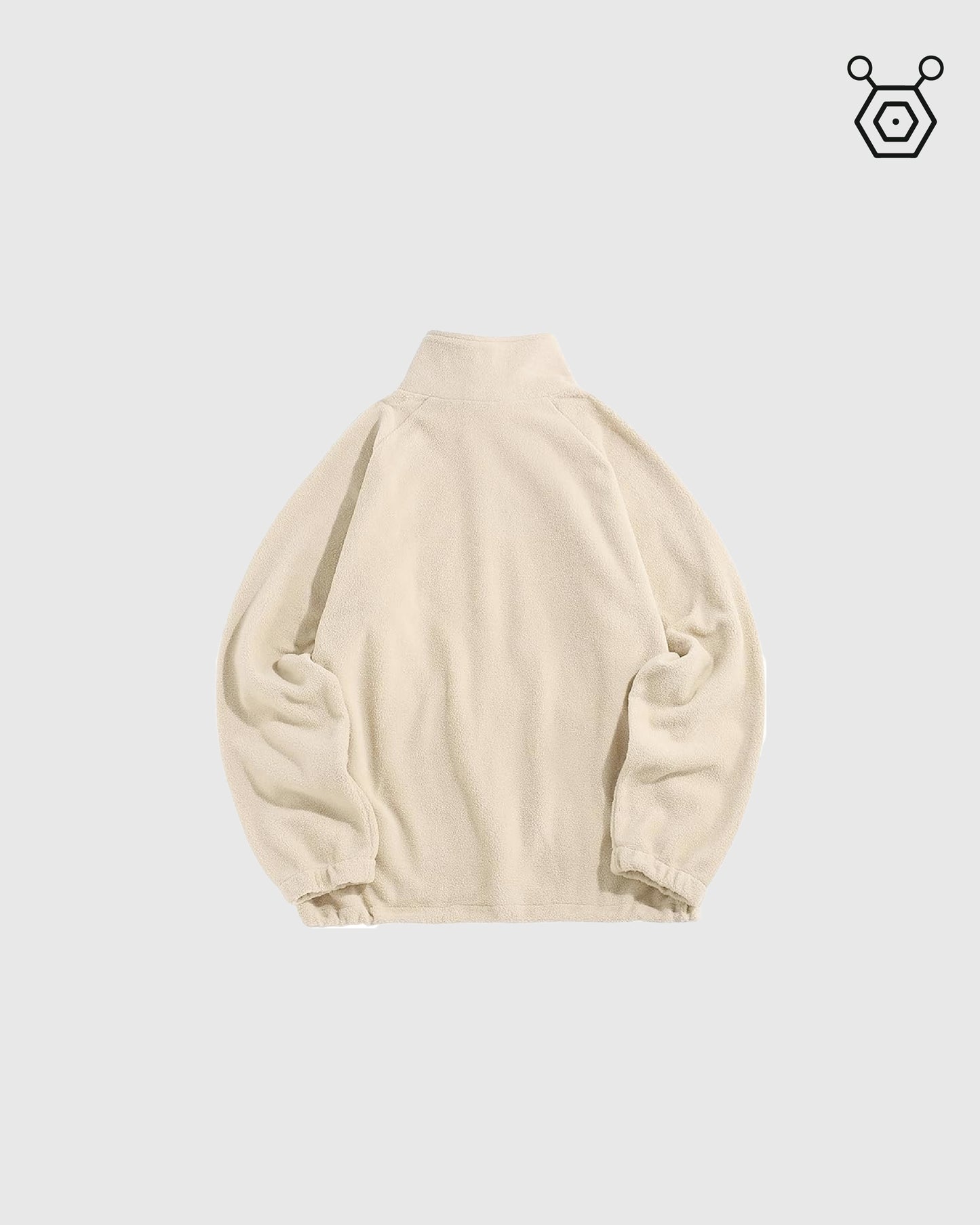 Sweater Cream ( removable hood) - Timeless Essentials (280G/M)