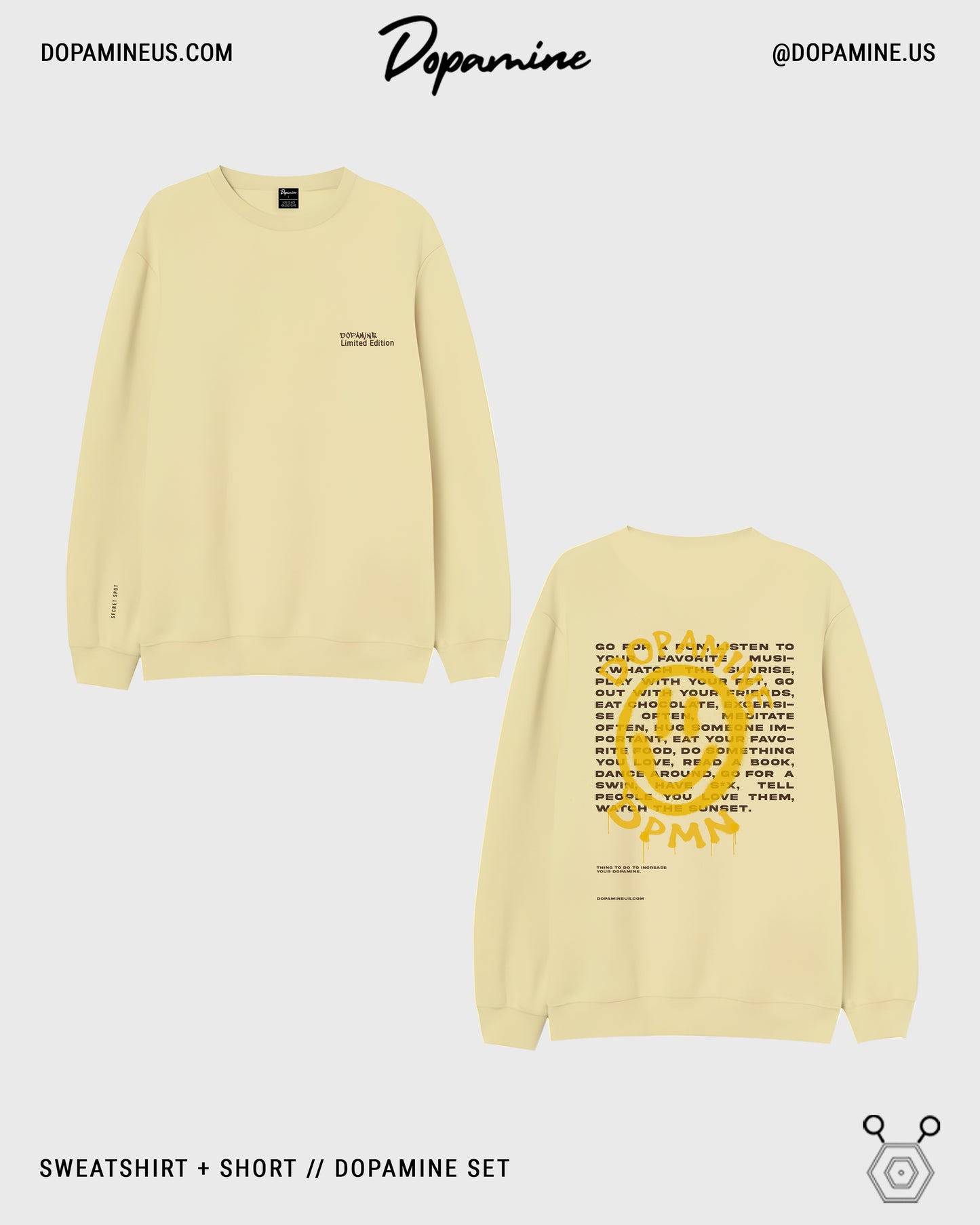 Sweatshirt + Short Set