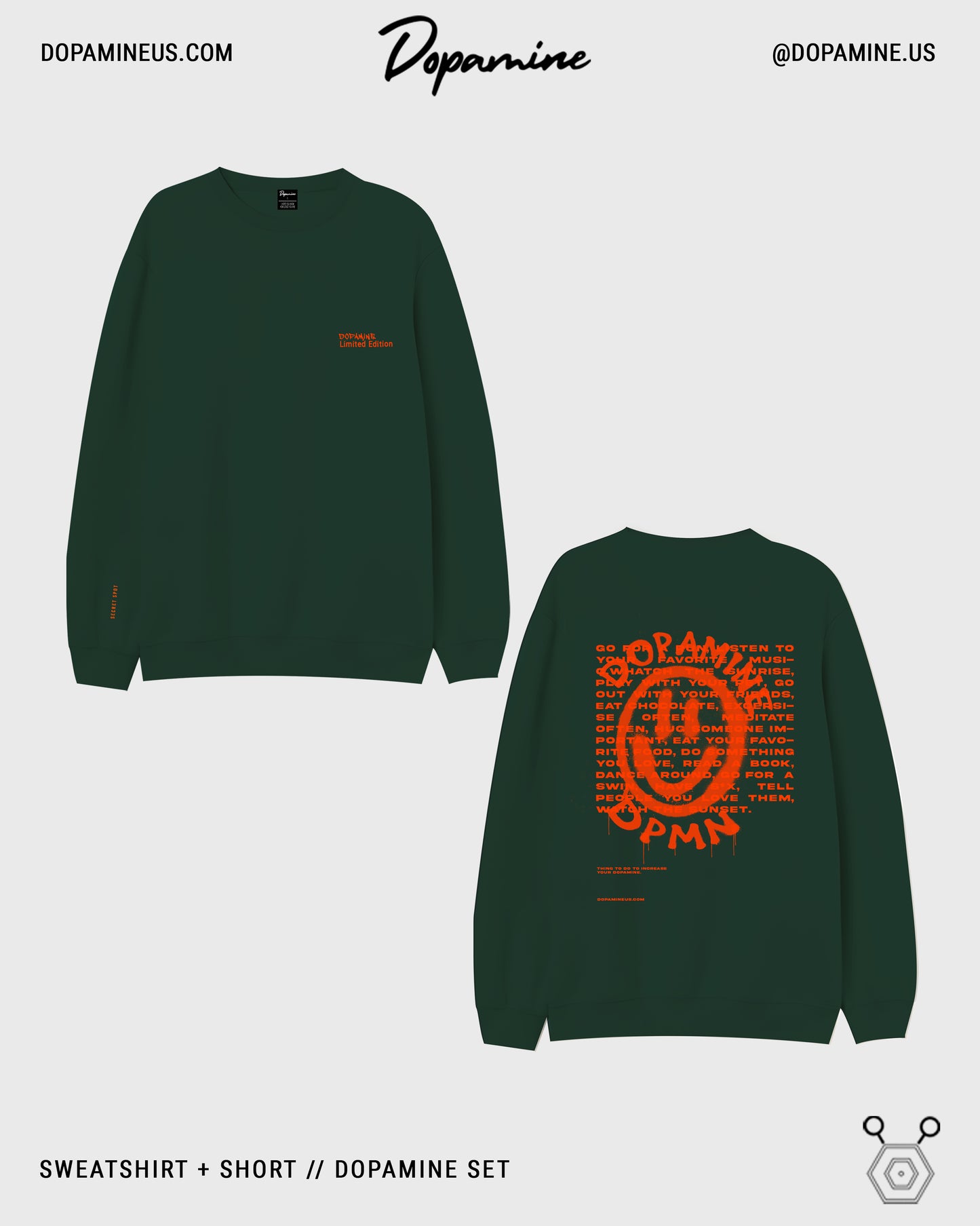 Sweatshirt + Short Set