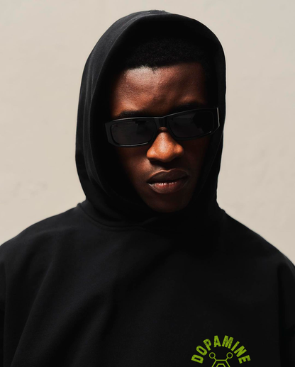 DEEP FEELING HOODIE // BLACK