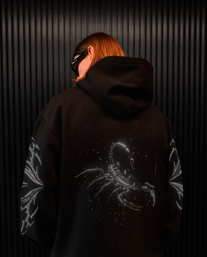 SCORPIO SEASON HOODIE // BLACK