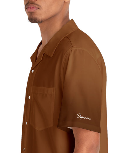 Hawaiian Shirt - Brown