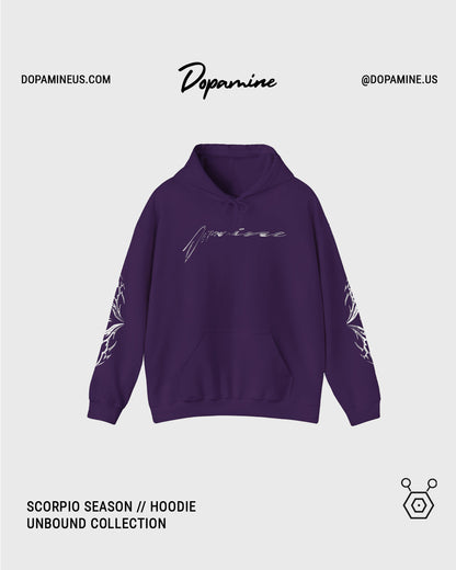 SCORPIO SEASON HOODIE // MIDNIGHT PLUM