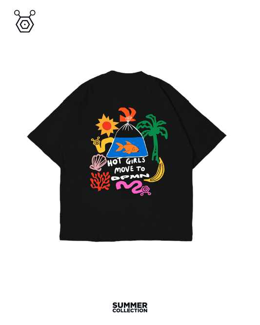 Hot Girls Move  black- Summer Tshirt