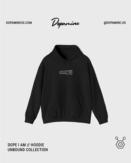 DOPE I AM HOODIE // BLACK