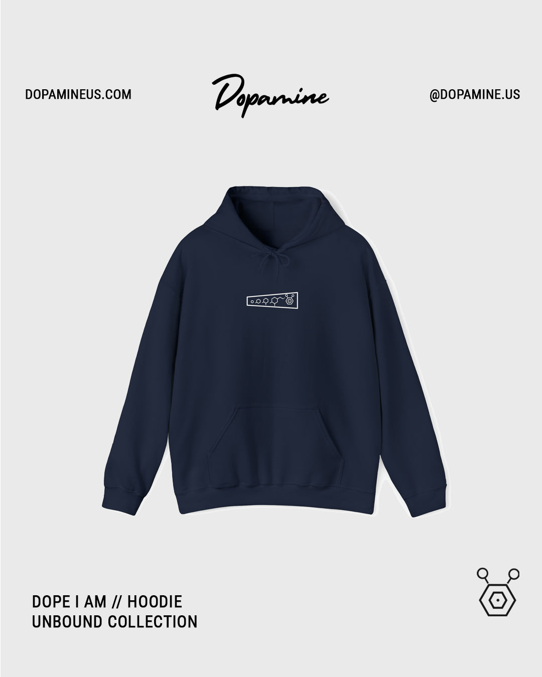 DOPE I AM HOODIE // BLUE