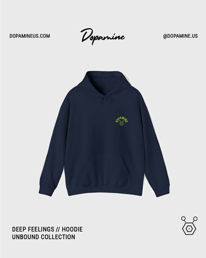 DEEP FEELING HOODIE // BLUE