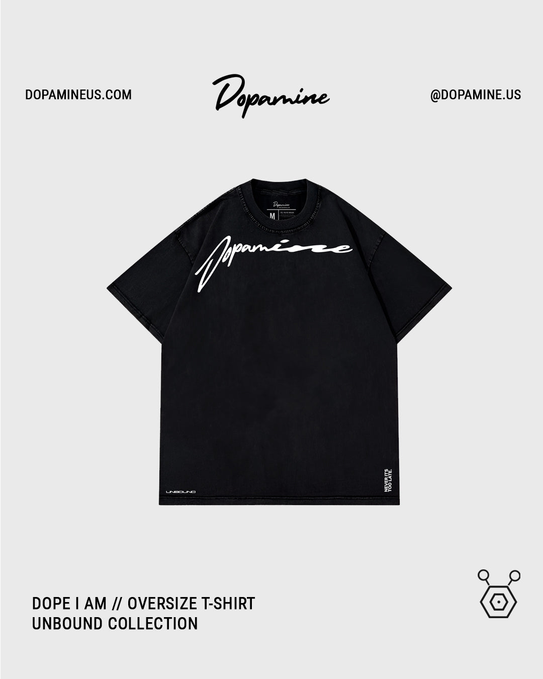 DOPE I AM T-SHIRT // BLACK