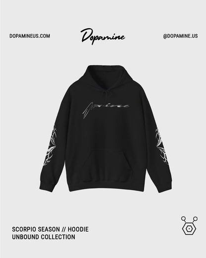 SCORPIO SEASON HOODIE // BLACK