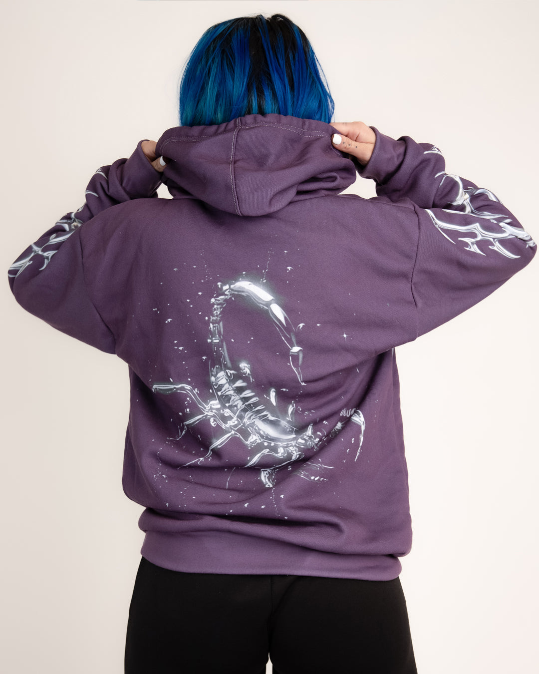 SCORPIO SEASON HOODIE // MIDNIGHT PLUM