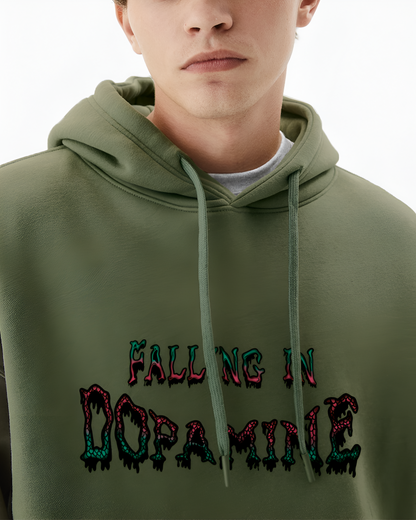 Falling In Dopamine Hoodie - Green