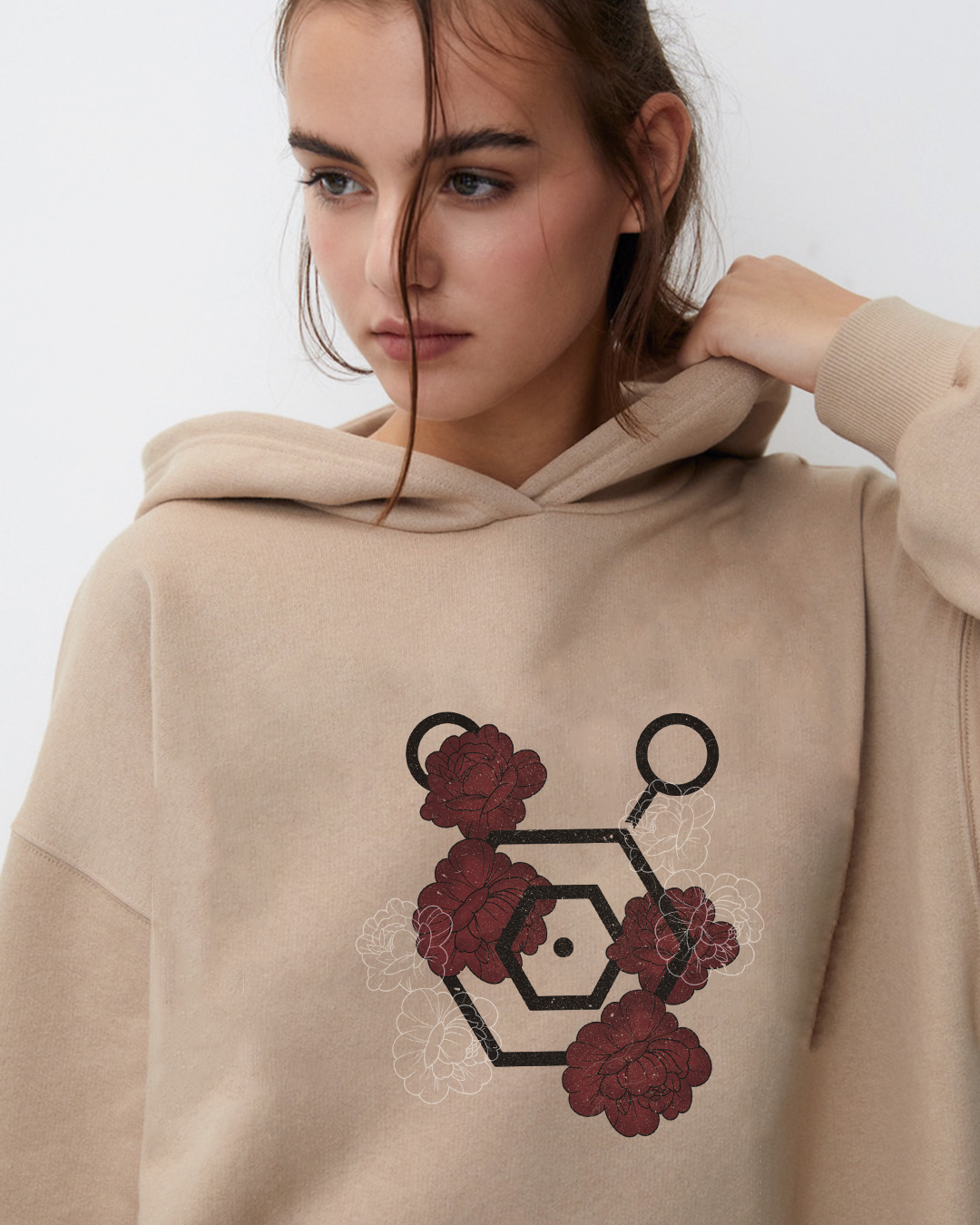 The Lovers Hoodie - Almond