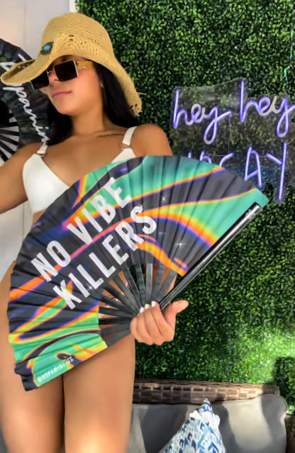 No Vibe Killers Hand Fan