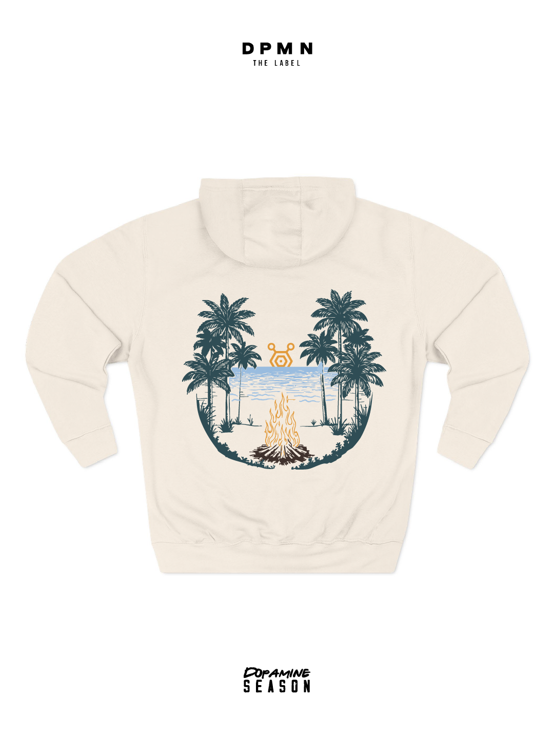 Hoodie Bonfire Cream - Dpmn Season Fall/winter  PRINTED