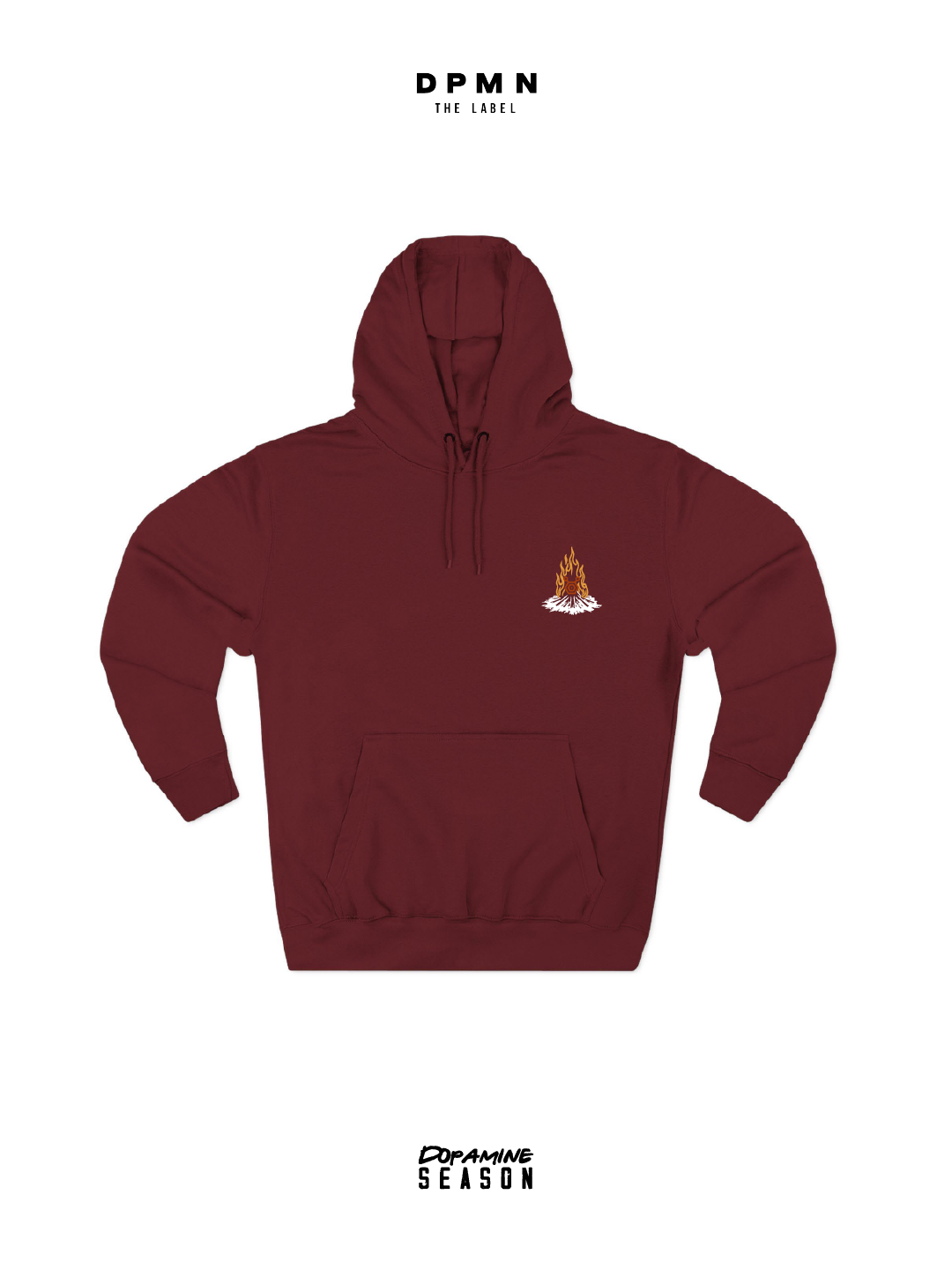Hoodie Bonfire Red - Dpmn Season Fall/winter  PRINTED
