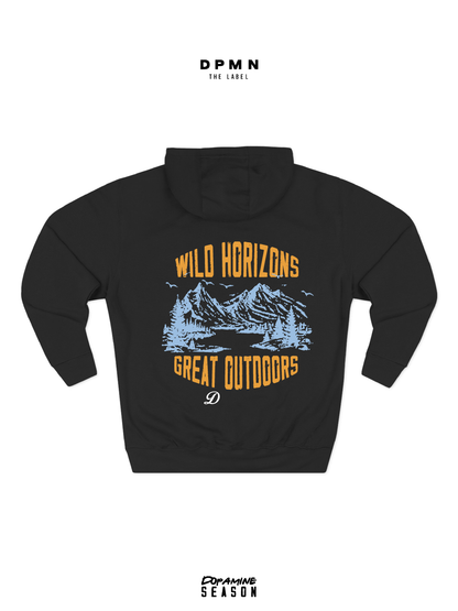 Hoodie Wild Horizons Black - Dpmn Season Fall/winter  PRINTED