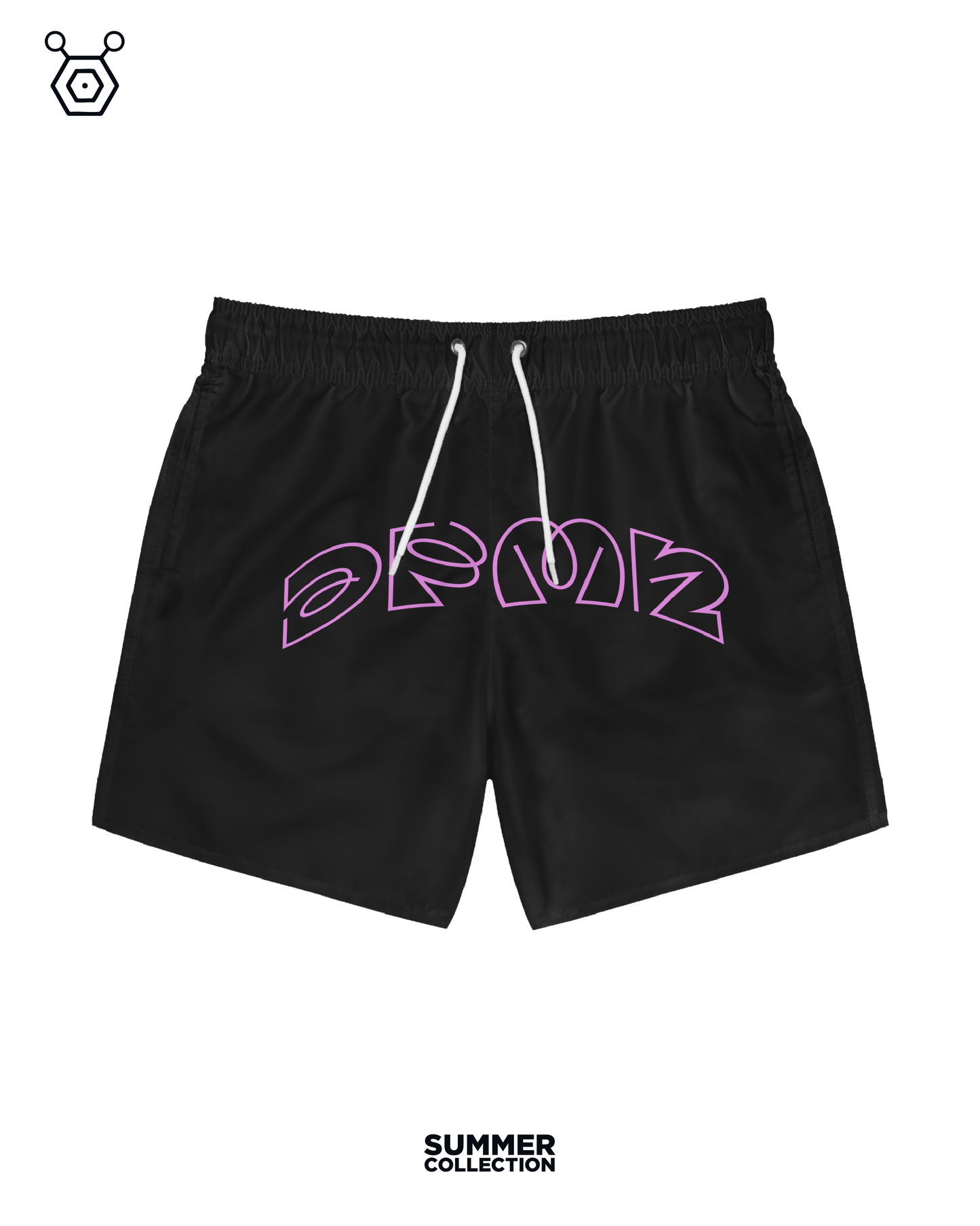 Swim Short Pink & black - Dpmn Summer
