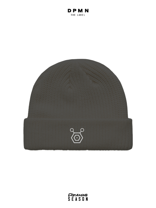 Beanie Cuf Classic Grey / white - Dpmn fall/winter Season