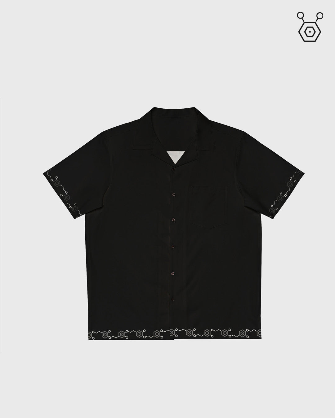 Hawaiian Shirt // Dopamine - Black