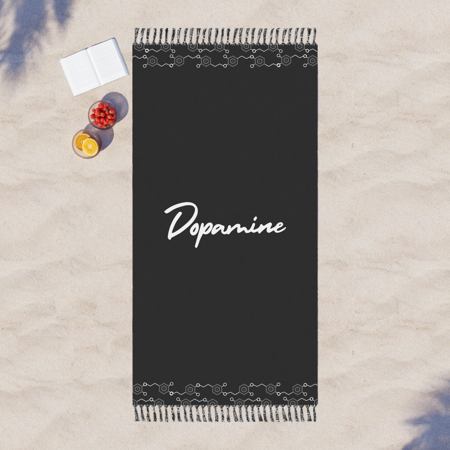 Beach Towel // Dopamine - Black