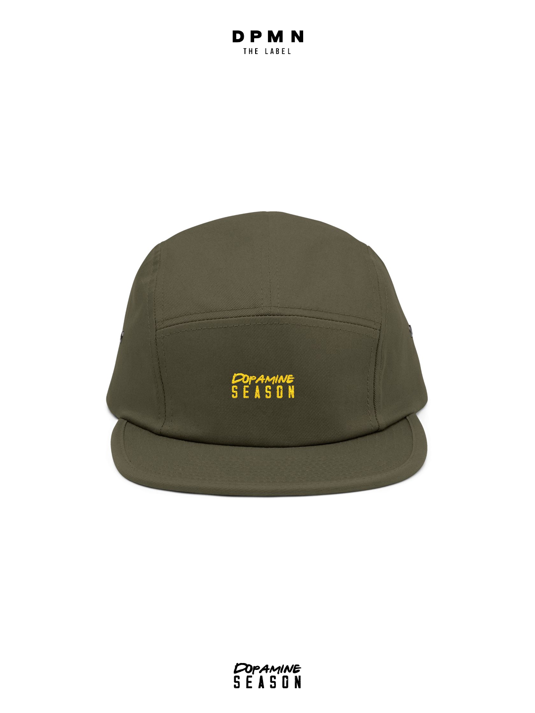 Five Panel Hat Olive - Dpmn fall/winter Season