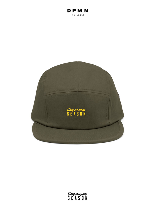 Five Panel Hat Olive - Dpmn fall/winter Season