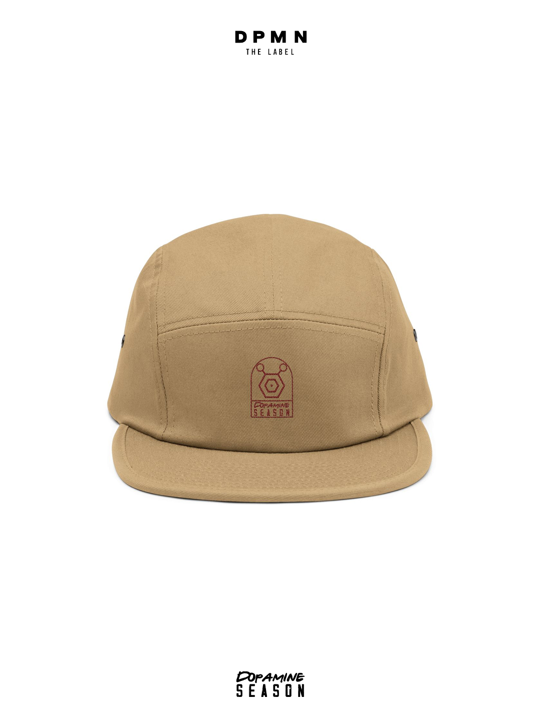 Five Panel Hat Beige - Dpmn fall/winter Season