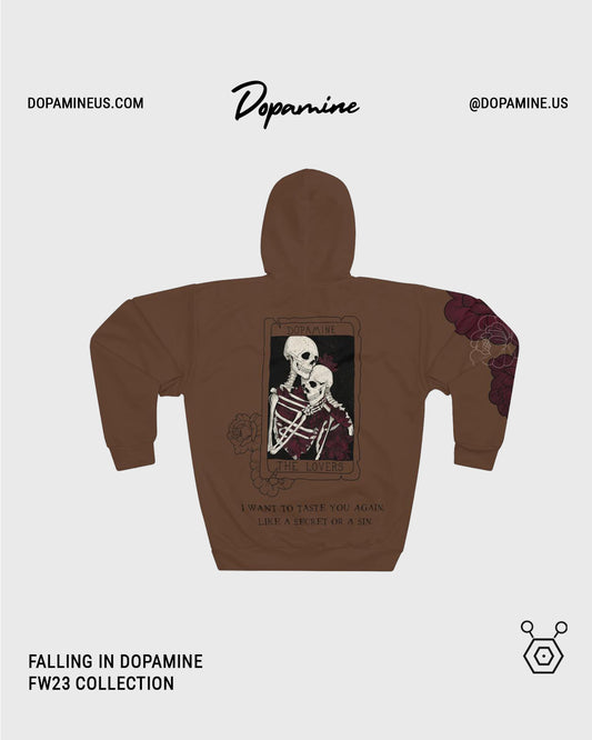 The Lovers Hoodie - Chocolate