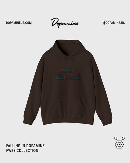 Falling In Dopamine Hoodie - Brown