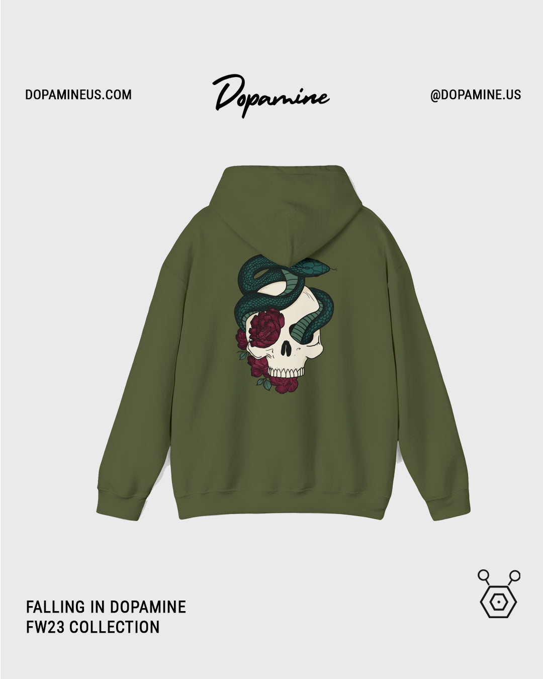 Falling In Dopamine Hoodie - Green