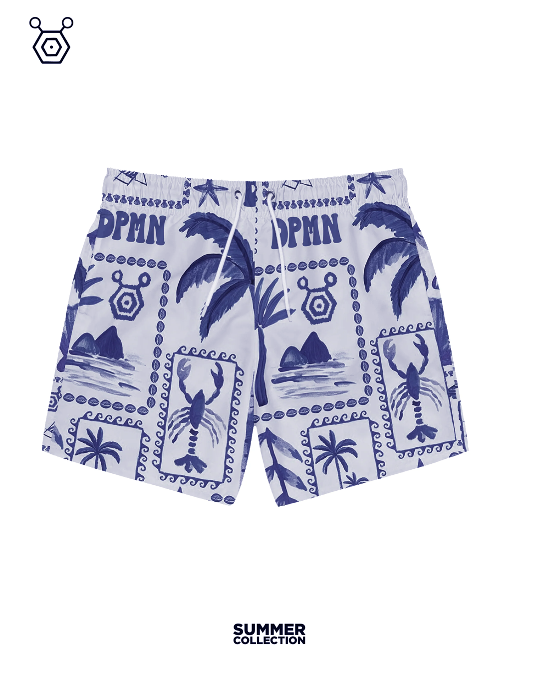 Swim Short Palms  - Dpmn Summer