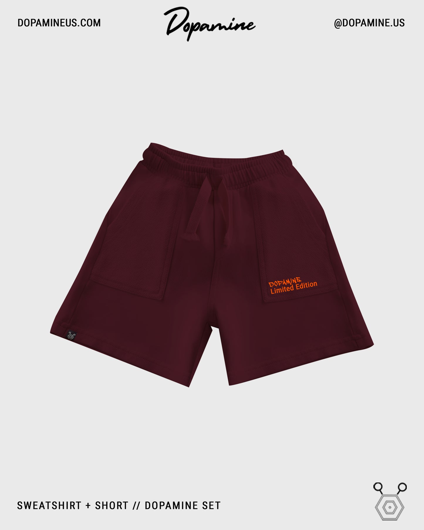 Burgandy Short